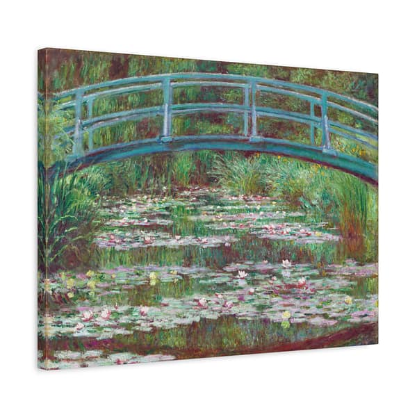 9940461567283569763_2048-1.jpeg The Japanese Footbridge - Claude Monet (1899) - Impressionist Canvas Print