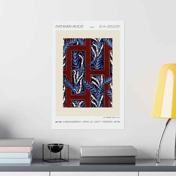 10230140019056523973_2048.jpeg Fern Pochoir Pattern - Compositions dans le Gout Oriental - E. A. Séguy (1914) - Art Deco Poster Print