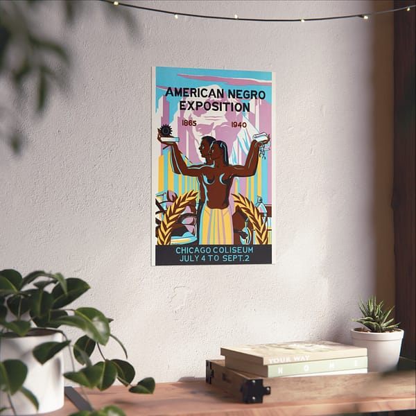 10268588610525279873_2048.jpeg American Negro Exposition - Robert Savon Pious (1940) - Art Deco Poster Print