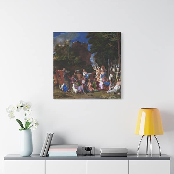 10302271555466775552_2048.jpeg The Feast of the Gods - Giovanni Bellini and Titian (c. 1514-29) - Renaissance Canvas Print