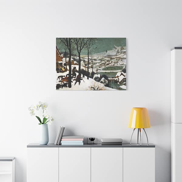 10478441663360797376_2048.jpeg Hunters in the Snow - Pieter Bruegel the Elder (1565) - Renaissance Canvas Print