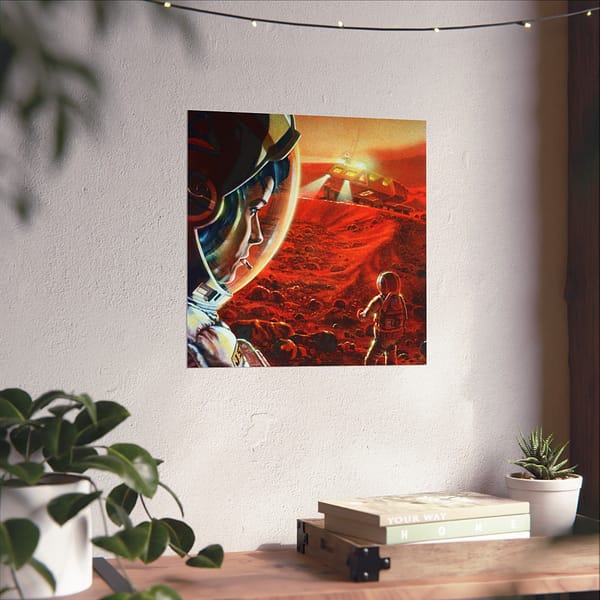 10514750701187567641_2048.jpeg Astronauts Walking on Mars During a Dust Storm - NASA, Paul DiMare (1989) - Space Age Poster Print
