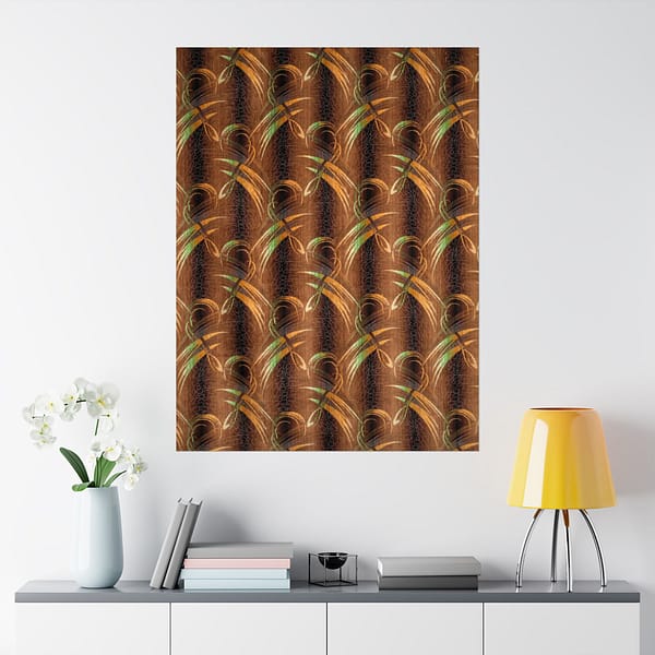 10575036674793077016_2048.jpeg Stylized Leaf Velvet Fabric Pattern (c. 1930s) - Art Deco Poster Print