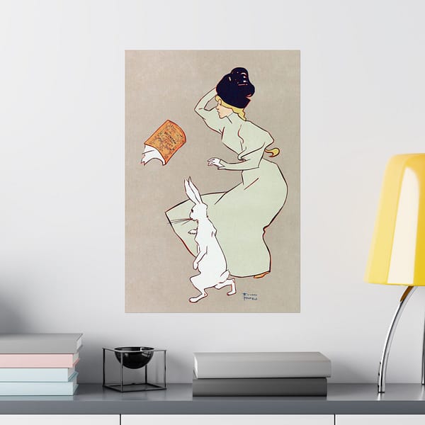 10646653759530558963_2048.jpeg Advertisement for a March issue of Harper's New Monthly Magazine - Edward Penfield (c. 1895-1900) - Vintage Art Poster Print