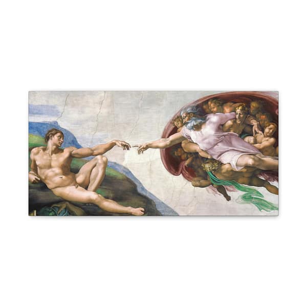 10654673331494974529_2048.jpeg The Creation of Adam - Michelangelo (c. 1508-12) - Renaissance Canvas Print