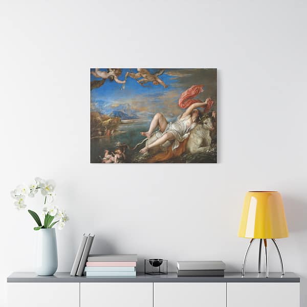 10757648254692153287_2048.jpeg The Abduction of Europa - Titian (c. 1560-62) - Renaissance Canvas Print