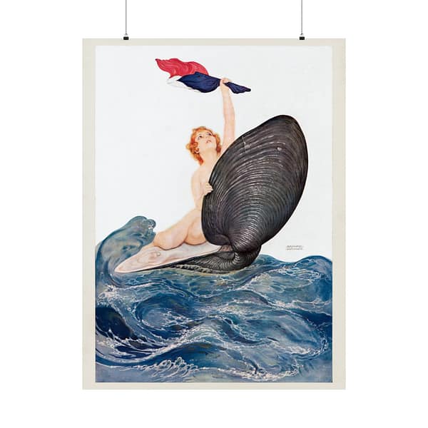 10864694706671422248_2048.jpeg Vive la France - Raphael Kirchner (1917) - Patriotic WWI Poster Print