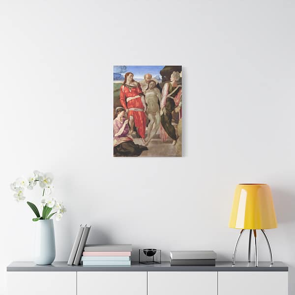 10886644136052922729_2048-1.jpeg The Entombment - Michelangelo (c. 1500-01) - Renaissance Canvas Print