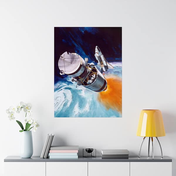 11111080649479057999_2048.jpeg Solar Polar Spacecraft Concept - NASA (1978) - Space Age Poster Print