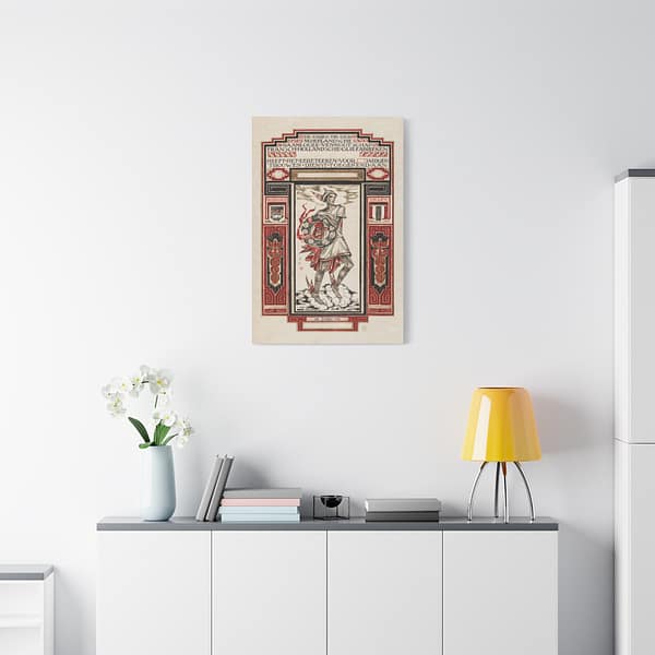11119183165313252123_2048.jpeg Diploma for Loyal Service at Calvé-Delft - Richard Roland Holst (1924) - Art Deco Canvas Print