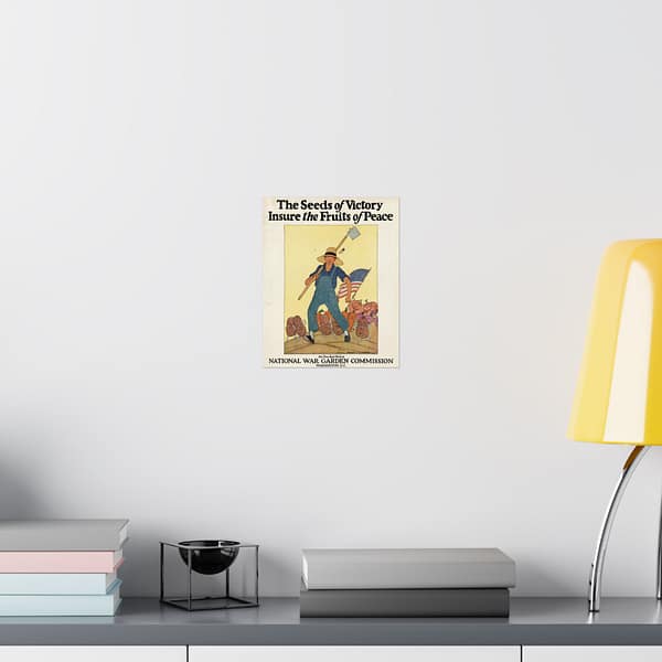 11179227098267266704_2048.jpeg The Seeds of Victory Insure the Fruits of Peace - Maginel Wright Enright (1919) - Patriotic Poster Print