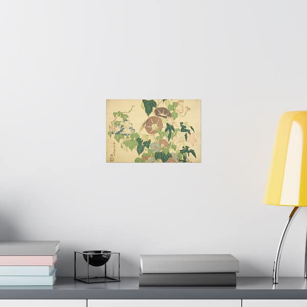 11214883446654115760_2048.jpeg Morning Glories and Tree Frog - Katsushika Hokusai (c. 1833-34) - Japanese Woodblock Poster Print