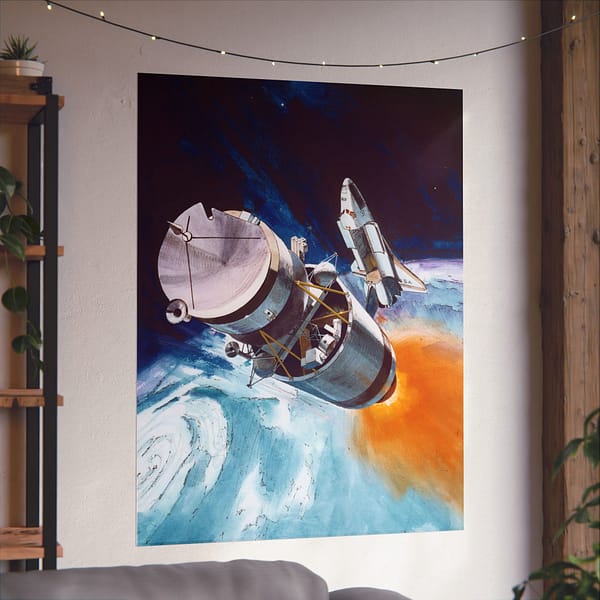 11271689219445395013_2048.jpeg Solar Polar Spacecraft Concept - NASA (1978) - Space Age Poster Print