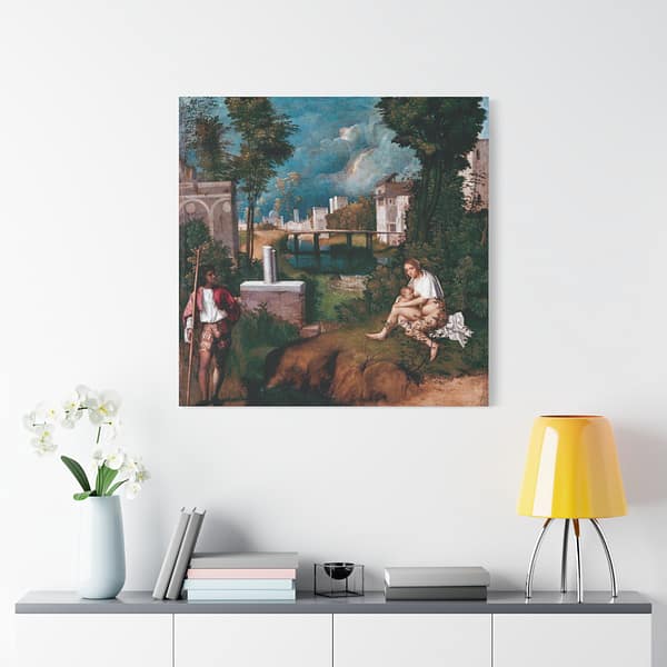 11276512140127834068_2048.jpeg The Tempest - Giorgione (c. 1506-08) - Renaissance Canvas Print