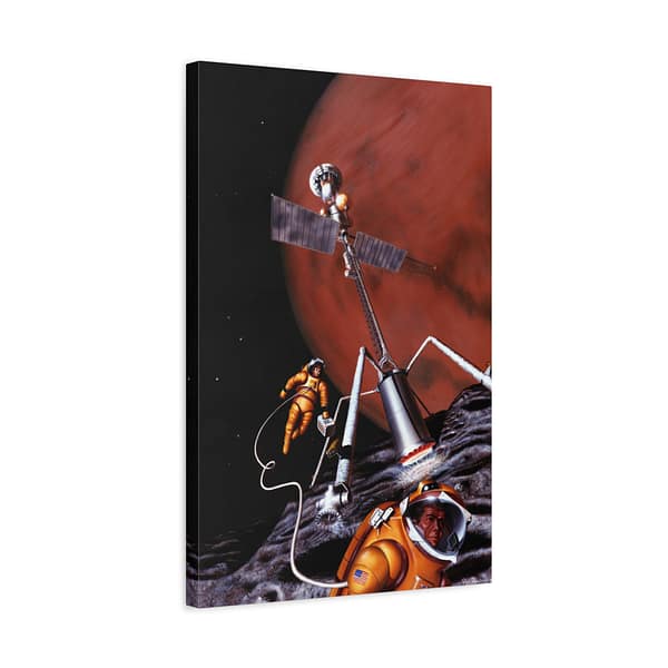 11446055007124910471_2048.jpeg Possible Exploration Programs - NASA, Pat Rawlings (1986) - Space Age Canvas Print