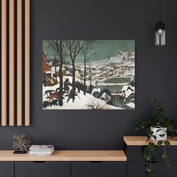 11585342289194063017_2048.jpeg Hunters in the Snow - Pieter Bruegel the Elder (1565) - Renaissance Canvas Print