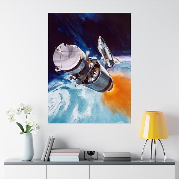 11708046261263596618_2048.jpeg Solar Polar Spacecraft Concept - NASA (1978) - Space Age Poster Print