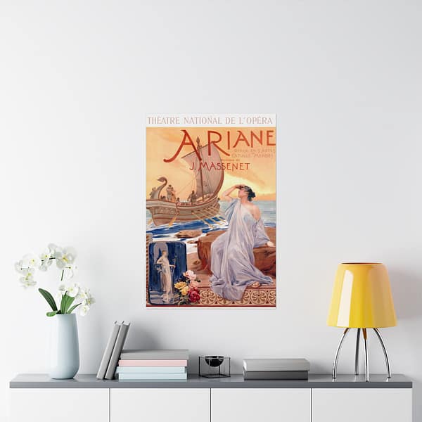 11916317668934589138_2048.jpeg Ariane Theatre National De L'Opera - Albert Maignan (1906) - Art Nouveau Poster Print