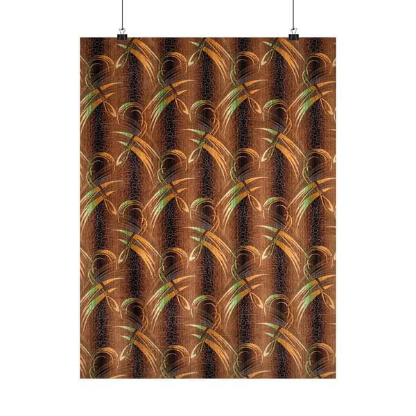 12078883484917147363_2048.jpeg Stylized Leaf Velvet Fabric Pattern (c. 1930s) - Art Deco Poster Print