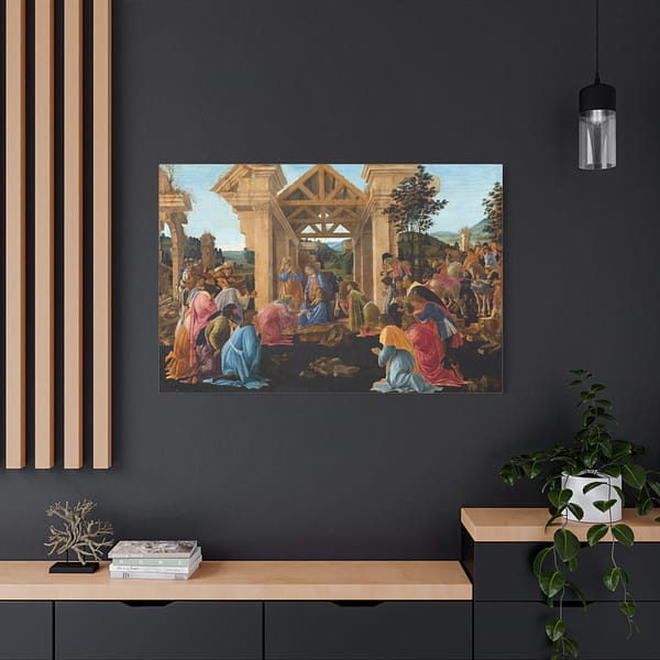 12217091925427923579_2048.jpeg Adoration of the Magi - Sandro Botticelli (c. 1478-82) - Renaissance Canvas Print