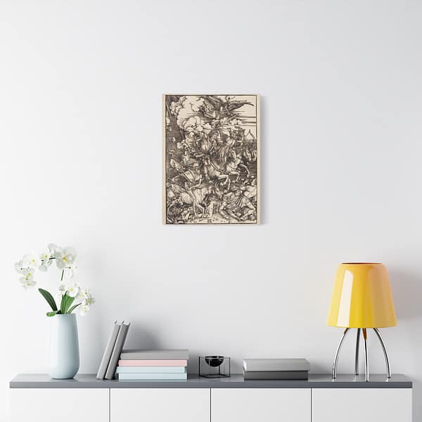 1227491175901030966_2048.jpeg The Four Horsemen of the Apocalypse - Albrecht Dürer (1498) - Renaissance Canvas Print