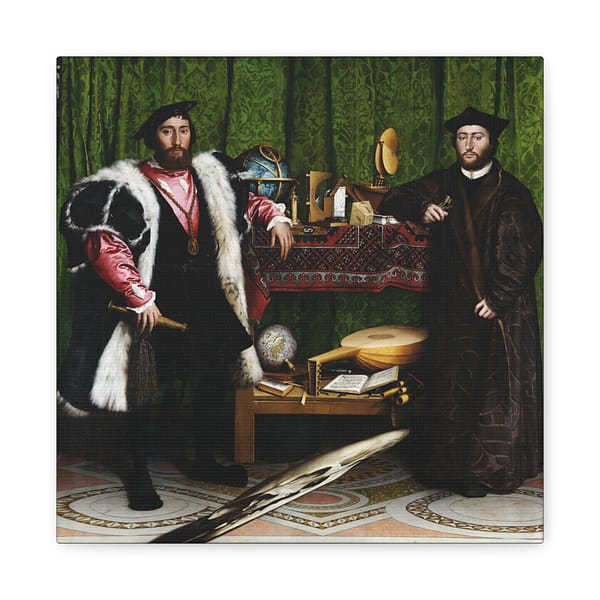 12344537655882941727_2048.jpeg The Ambassadors - Hans Holbein the Younger (1533) - Renaissance Canvas Print
