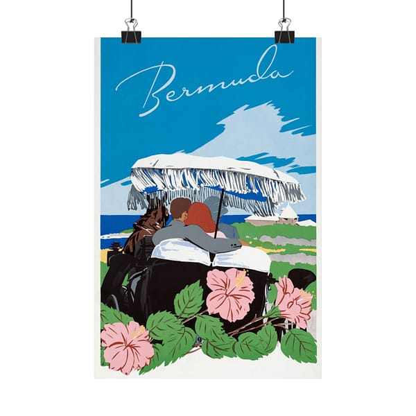 12408438297935010356_2048.jpeg Bermuda - Adolph Treidler (c. 1940-50) - Vintage Travel Poster Print