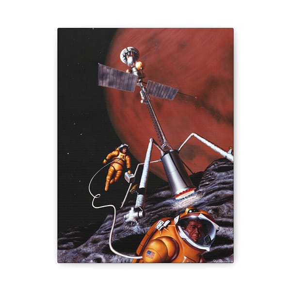 1241147228720233335_2048.jpeg Possible Exploration Programs - NASA, Pat Rawlings (1986) - Space Age Canvas Print