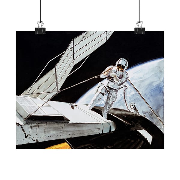12468693246822959084_2048.jpeg Charles Conrad Jr., Skylab 2 Commander - NASA, Paul Fjeld (1973) - Space Age Poster Print