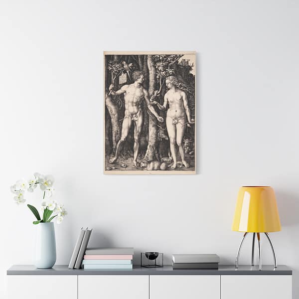 12543400983265754739_2048.jpeg Adam and Eve - Albrecht Dürer (1504) - Renaissance Canvas Print
