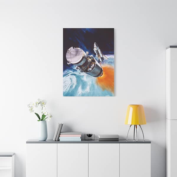 1256333828902759804_2048.jpeg Solar Polar Spacecraft Concept - NASA (1978) - Space Age Canvas Print