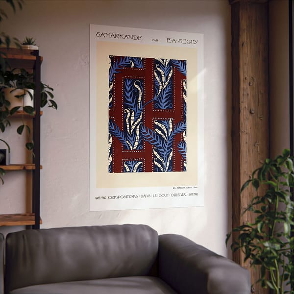 12581379842629221141_2048.jpeg Fern Pochoir Pattern - Compositions dans le Gout Oriental - E. A. Séguy (1914) - Art Deco Poster Print