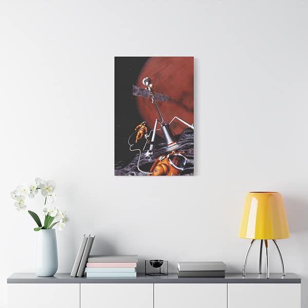 12647723493999544200_2048.jpeg Possible Exploration Programs - NASA, Pat Rawlings (1986) - Space Age Canvas Print