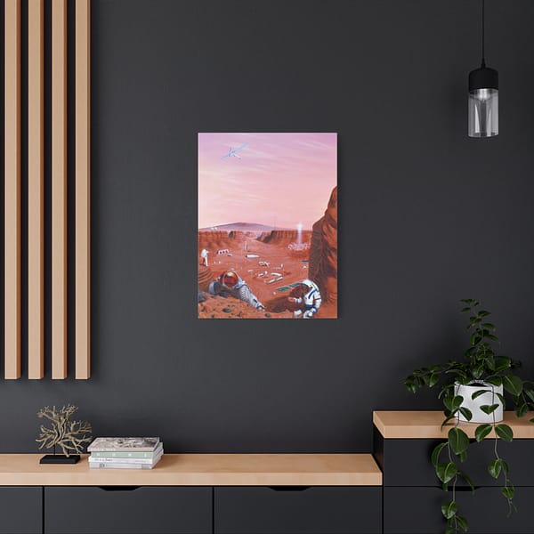 12690123922432993574_2048.jpeg Exploration of the Surface of Mars - NASA (2005) - Space Age Canvas Print