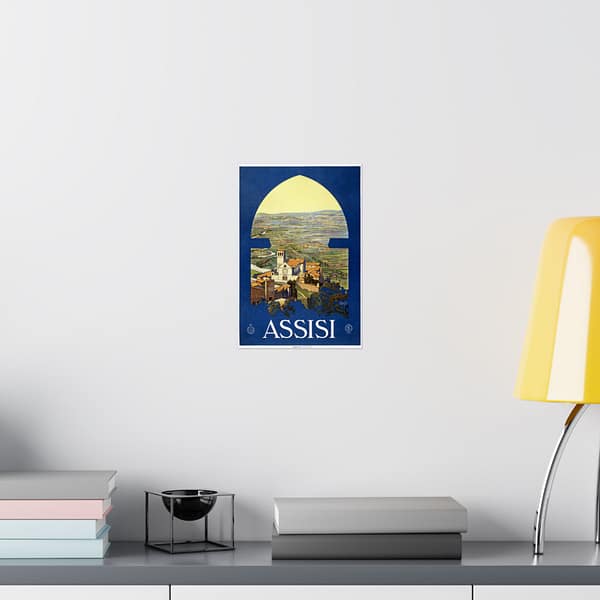 12692125930615492924_2048.jpeg Assisi, Italy - ENIT Italian National Tourist Board - Vittorio Grassi (c. 1920) - Vintage Travel Poster Print