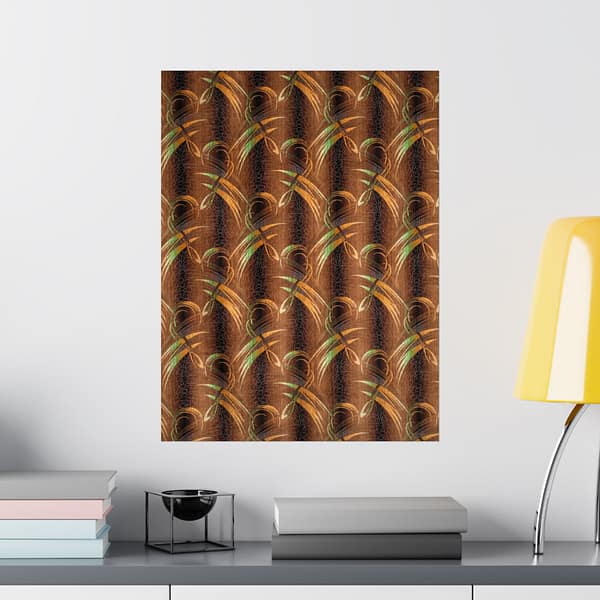 12700754927090136764_2048.jpeg Stylized Leaf Velvet Fabric Pattern (c. 1930s) - Art Deco Poster Print