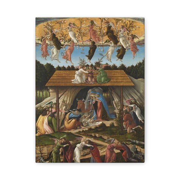 12743722923446934141_2048.jpeg The Mystical Nativity - Sandro Botticelli (1500-01) - Renaissance Canvas Print