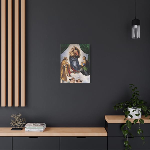 12886010560696987431_2048.jpeg The Sistine Madonna - Raphael (1513-14) - Renaissance Canvas Print