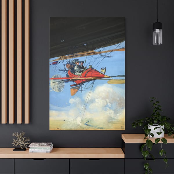 13074137358480549076_2048.jpeg Vintage Air Travel - Harry Grant Dart - Vintage Art Canvas Print
