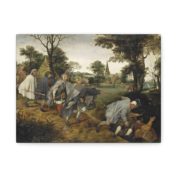 13175617087436050482_2048.jpeg The Parable of the Blind Leading the Blind - Pieter Bruegel the Elder (1568) - Renaissance Canvas Print