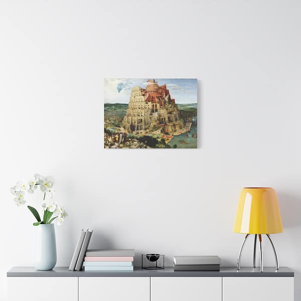 1323743668654974804_2048.jpeg The Tower of Babel - Pieter Bruegel the Elder (1563) - Renaissance Canvas Print