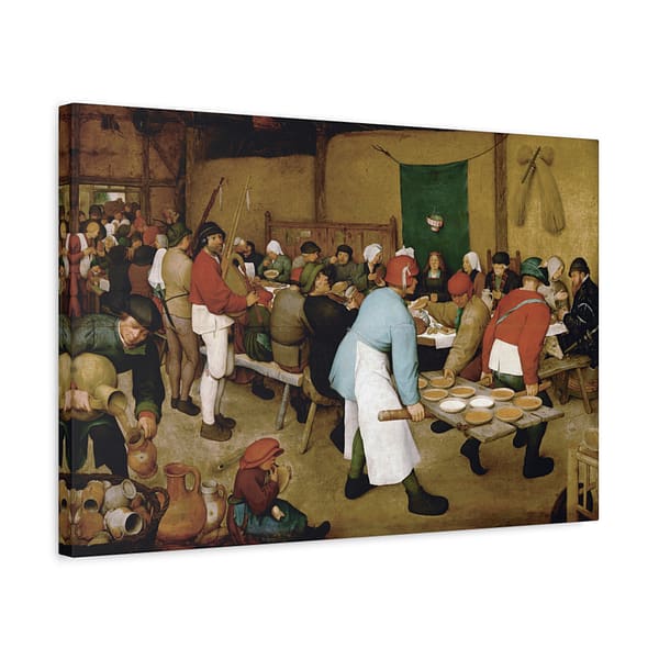13335254267372168911_2048.jpeg The Peasant Wedding - Pieter Bruegel the Elder (1567) - Renaissance Canvas Print