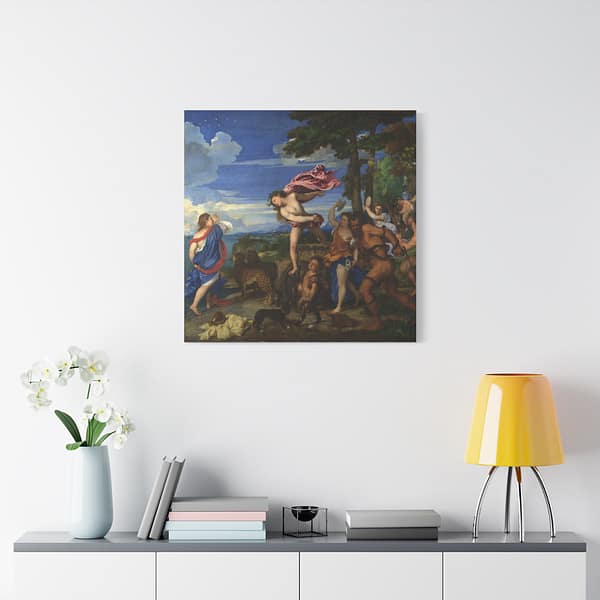 13377361707989319335_2048.jpeg Bacchus and Ariadne - Titian (c. 1520-23) - Renaissance Canvas Print