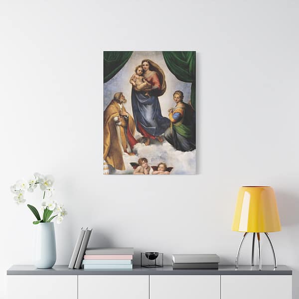 13392755099359964368_2048.jpeg The Sistine Madonna - Raphael (1513-14) - Renaissance Canvas Print