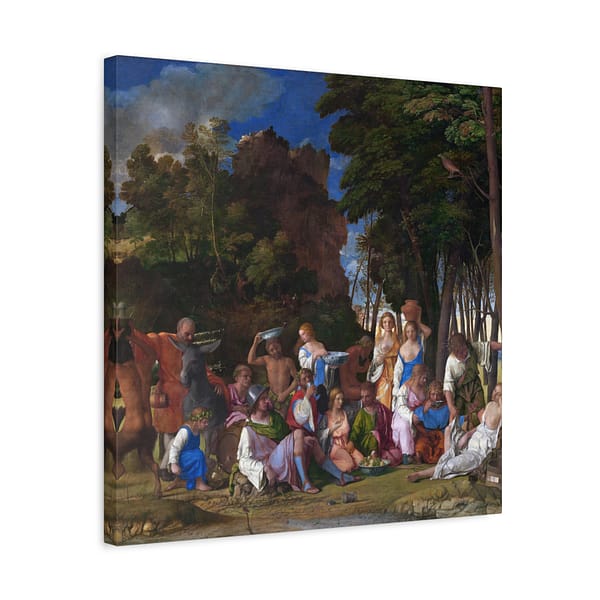 13396604438131700975_2048.jpeg The Feast of the Gods - Giovanni Bellini and Titian (c. 1514-29) - Renaissance Canvas Print
