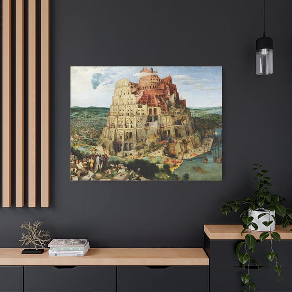 13405688122129381643_2048.jpeg The Tower of Babel - Pieter Bruegel the Elder (1563) - Renaissance Canvas Print