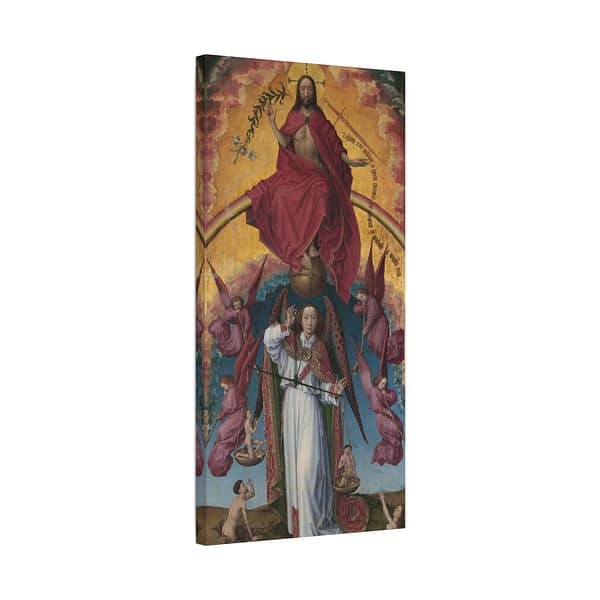 13407607704678592158_2048.jpeg The Beaune Altarpiece (The Last Judgement) - Center Panel - Rogier van der Weyden (c. 1443-51) - Medieval Canvas Print