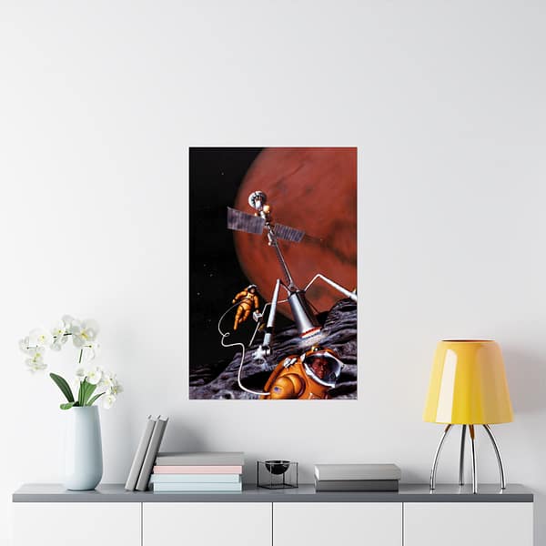 13451155116496810201_2048.jpeg Possible Exploration Programs - NASA, Pat Rawlings (1986) - Space Age Poster Print