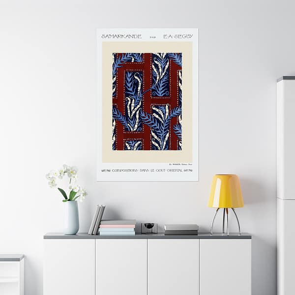 13584738962740712435_2048.jpeg Fern Pochoir Pattern - Compositions dans le Gout Oriental - E. A. Séguy (1914) - Art Deco Poster Print