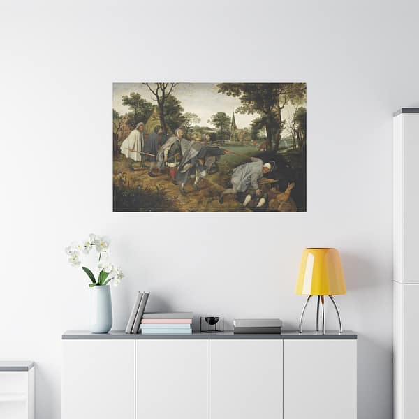 13617636214427691624_2048.jpeg The Parable of the Blind Leading the Blind - Pieter Bruegel the Elder (1568) - Renaissance Canvas Print